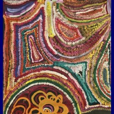 Aboriginal Art Canvas - E Mcarther-Size:87x92cm - H